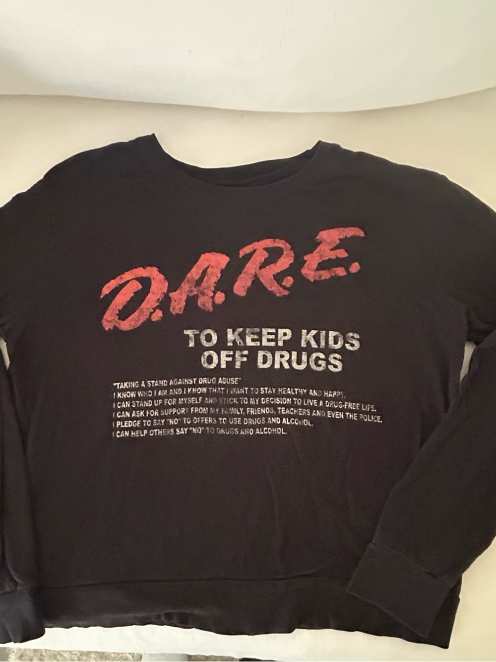 D.A.R.E. Graphic Crewneck Sweatshirt